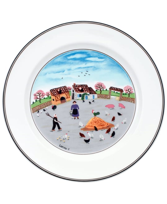 Design Naif Dinner Plate, Country Yard