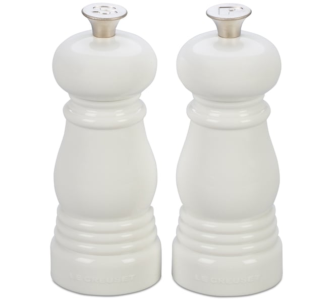 Petite Salt and Pepper Mill Set with Adjustable Grind
