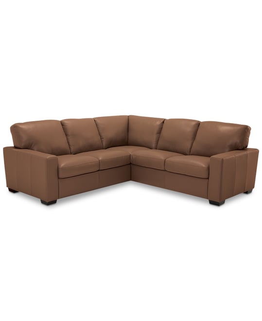 Furniture Ennia 2 Pc Leather Sectional