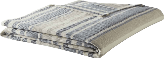 Herringbone Stripe Blanket, King