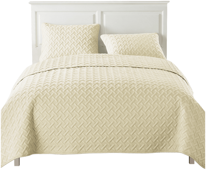 Nina Embossed 2-Pc.Quilt Set, Twin
