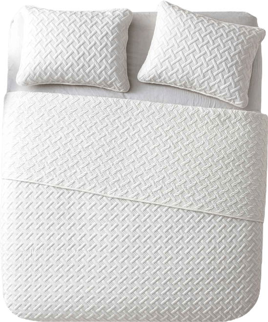 Nina Embossed 3-Pc.Quilt Set, King