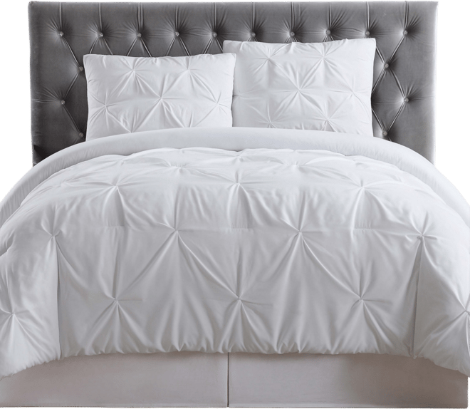 Pleated Duvet Cover Set, King