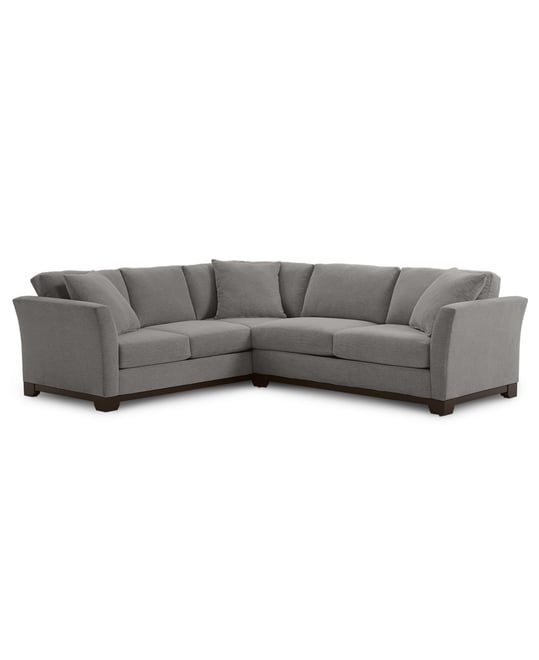 Furniture Elliot II 108 Fabric 2-Pc. Apartment Sectional Sofa, Created for  Macy's - Macy's