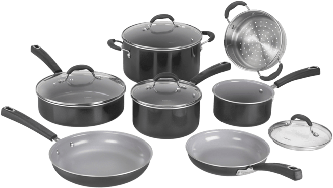 Advantage Ceramica Xt Non-Stick 11 Piece Cookware Set