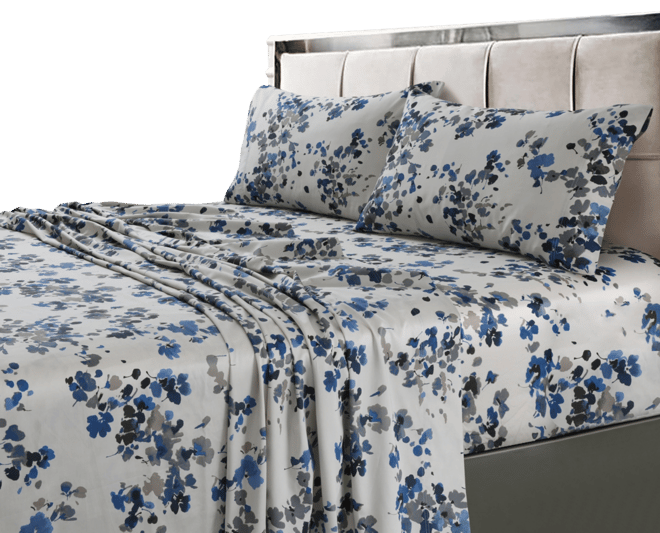 Lisbon 300 Thread Count Cotton Sateen Extra Deep Pocket Sheet Set, California King