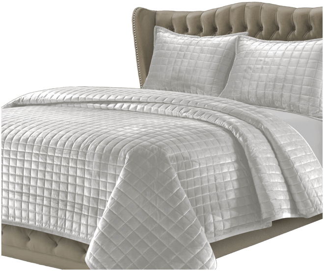 Florence Velvet Solid Oversized Quilt Set, Queen