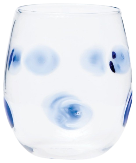 Drop Stemless Wine Glass