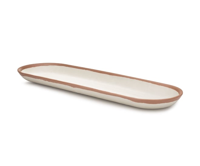 Potter Terracotta Melaboo Long Oval Platter