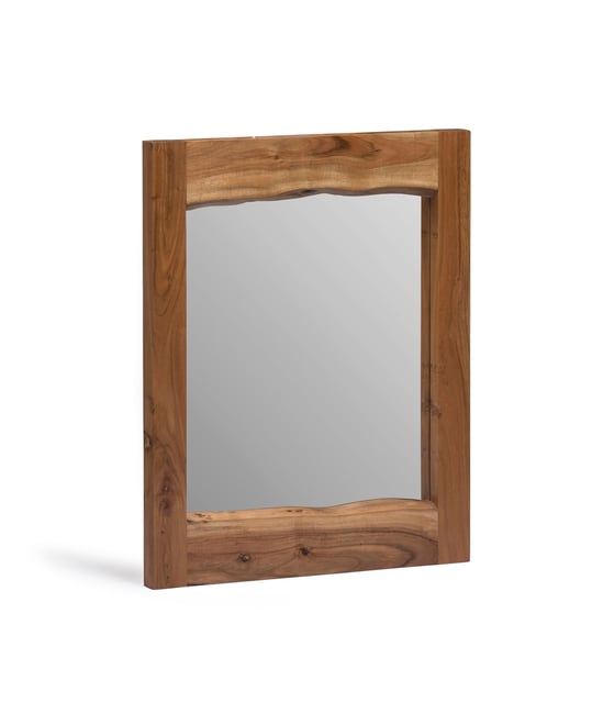 Alpine Natural Live Edge Wood 24" Mirror