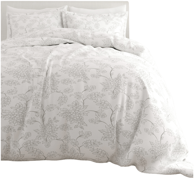 Elegant Designs Patterned Duvet Cover Set, Full/Queen