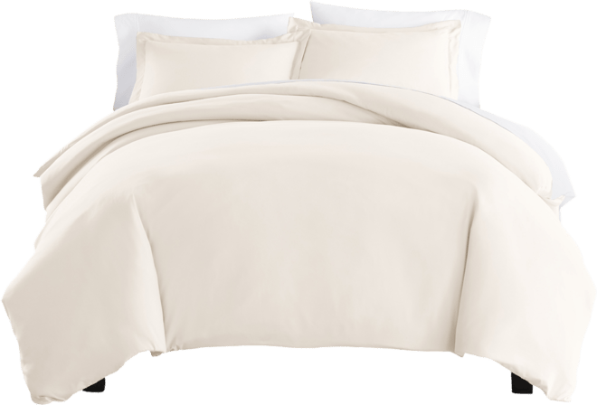 Double Brushed Solid Duvet Cover Set, Twin/Twin Xl
