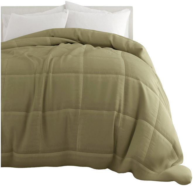 All Season Lightweight Solid Down Alternative Comforter, King/California King