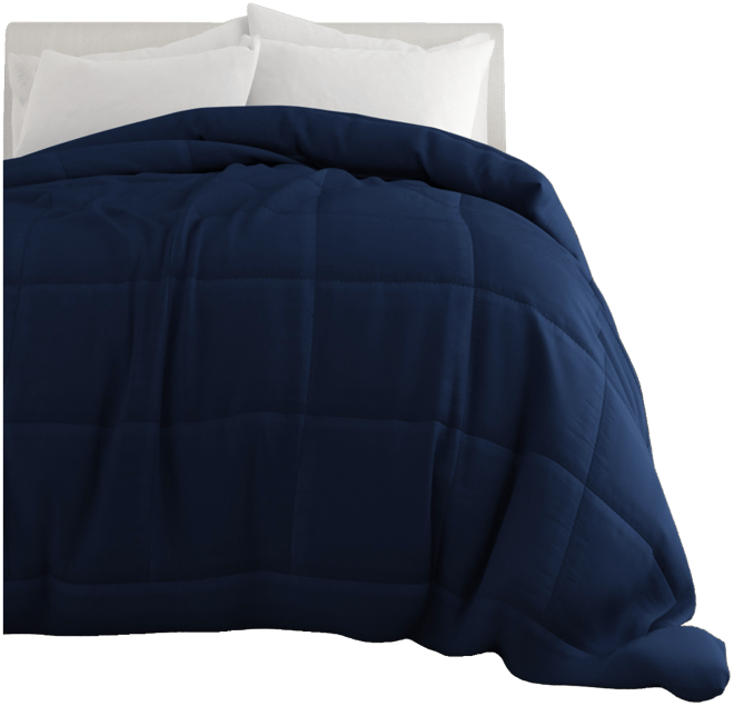 All Season Lightweight Solid Down Alternative Comforter, King/California King