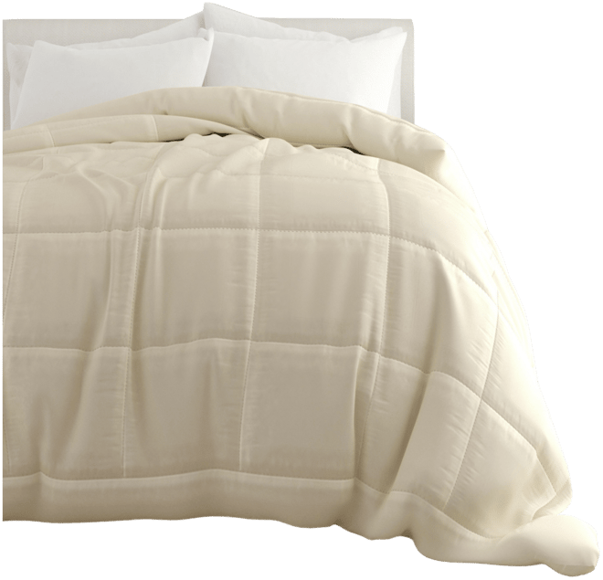 All Season Lightweight Solid Down Alternative Comforter, King/California King