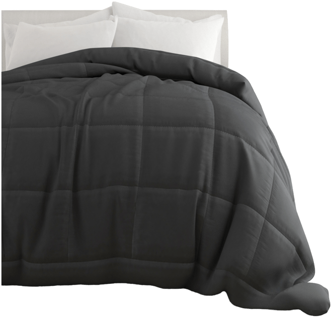 All Season Lightweight Solid Down Alternative Comforter, King/California King