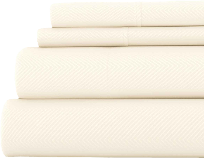 Expressed In Embossed Checkered 4-Pc. Sheet Set, King