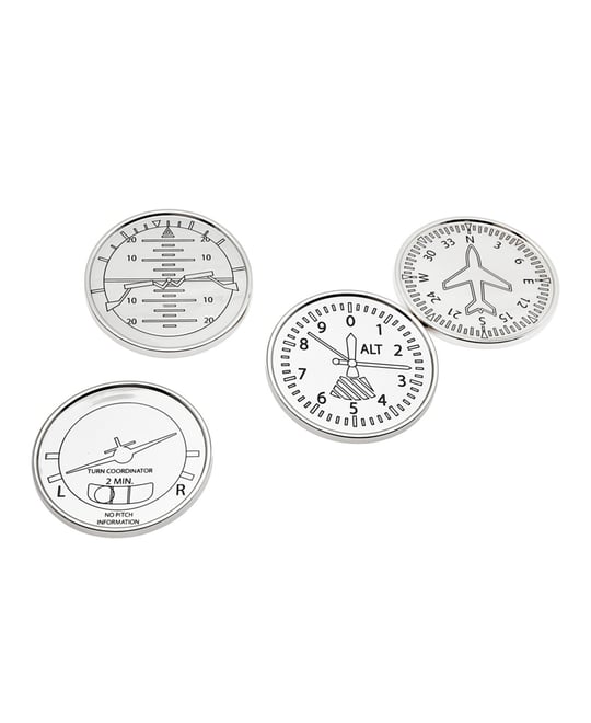 Airplane Coasters, Set of 4