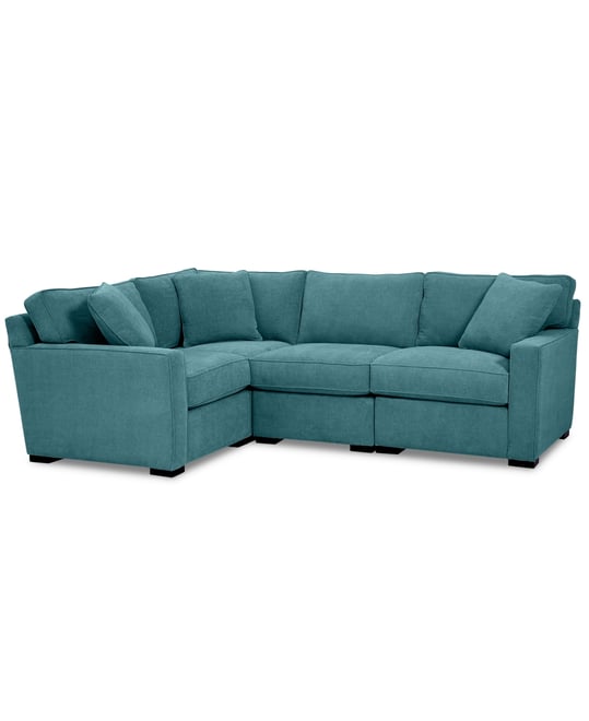 Radley Fabric 4-Pc. Sectional Sofa with Corner Piece, Created for Macy's
