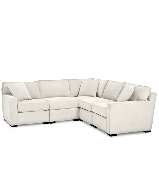 Radley Fabric 5-Pc. Sectional Sofa with Corner Piece, Created for Macy's