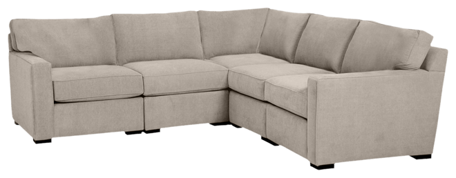 Radley Fabric 5-Pc. Sectional Sofa with Corner Piece, Created for Macy's