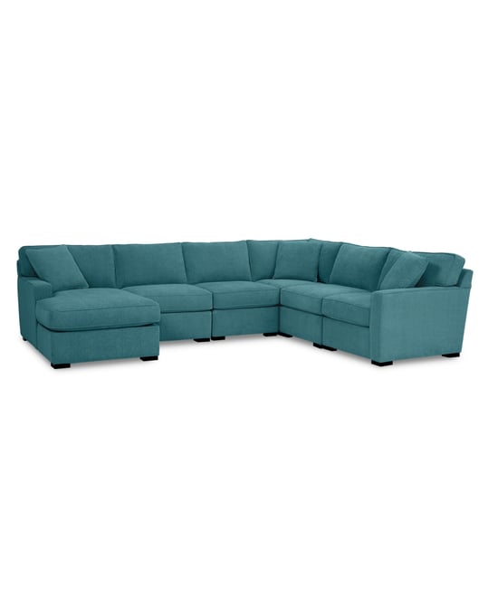 Radley Fabric 6-Pc. Chaise Sectional with Corner, Created for Macy's
