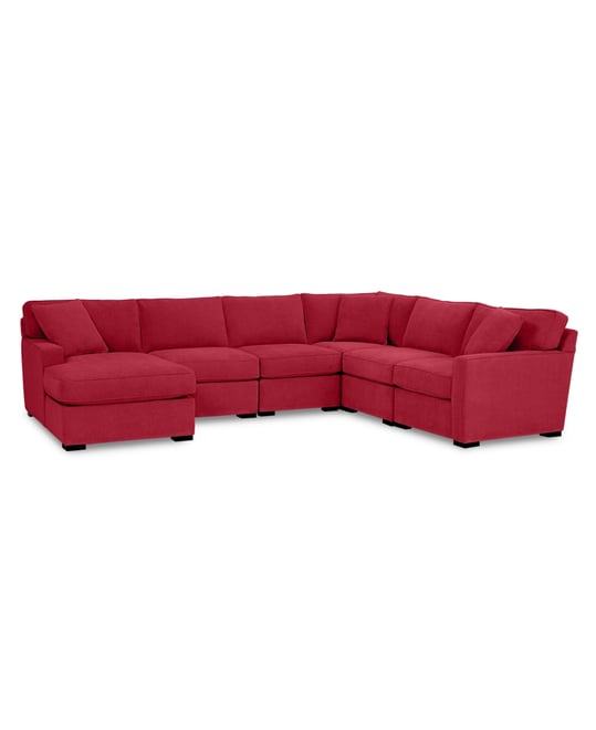 Radley Fabric 6-Pc. Chaise Sectional with Corner, Created for Macy's