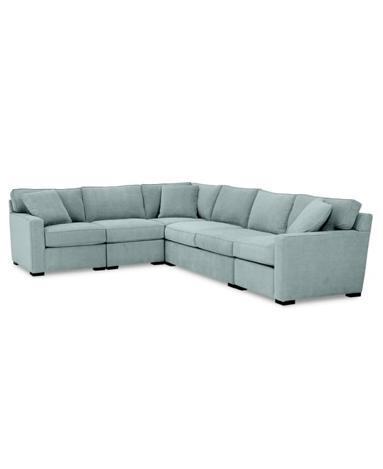 Radley 5-Pc. Fabric Sectional Sofa, Created for Macy's