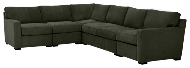 Radley 5-Pc. Fabric Sectional Sofa, Created for Macy's