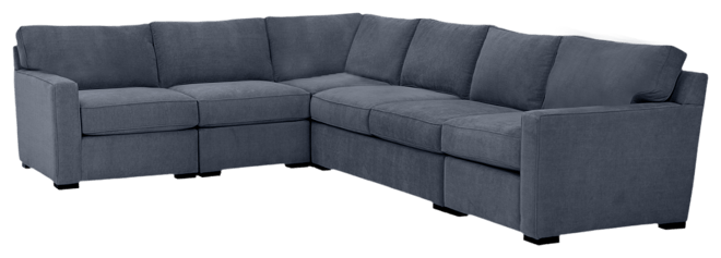 Radley 5-Pc. Fabric Sectional Sofa, Created for Macy's