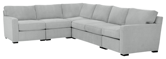 Radley 5-Pc. Fabric Sectional Sofa, Created for Macy's
