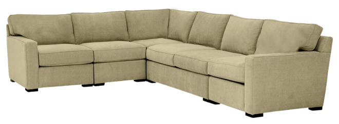 Radley 5-Pc. Fabric Sectional Sofa, Created for Macy's