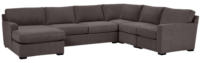 Radley 5-Pc. Fabric Chaise Sectional Sofa with Corner Piece, Created for Macy's