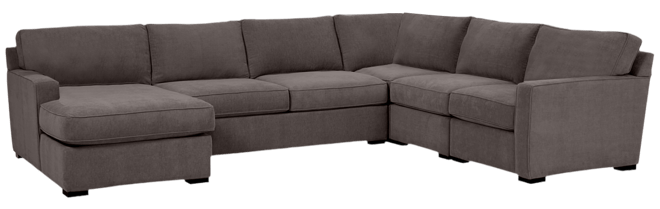 Radley 5-Pc. Fabric Chaise Sectional Sofa with Corner Piece, Created for Macy's