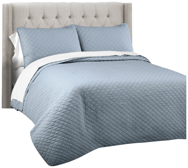 Ava Cotton 3-Pc. Quilt Set, Full/Queen