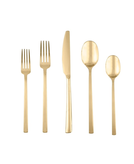 Beacon Gold Mirror 20-Piece Flatware Set, Service for 4