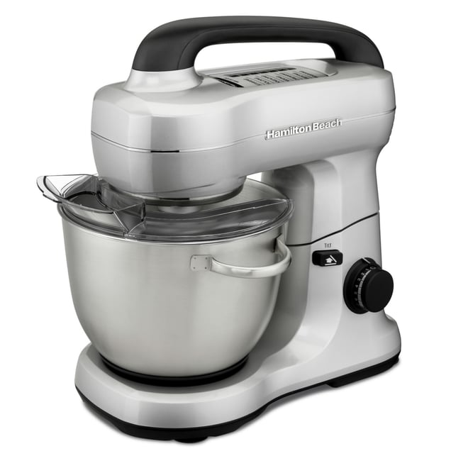 Hamilton　Beachステンレス製スタンドミキサー 6段階スピード Amazon.com: Hamilton Beach Electric Stand Mixer, 4 Quarts
