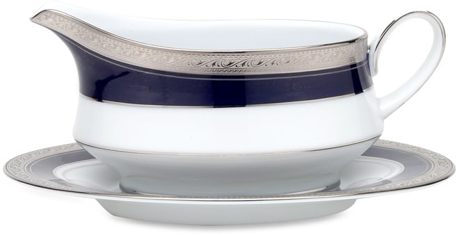Crestwood Cobalt Platinum Gravy Boat