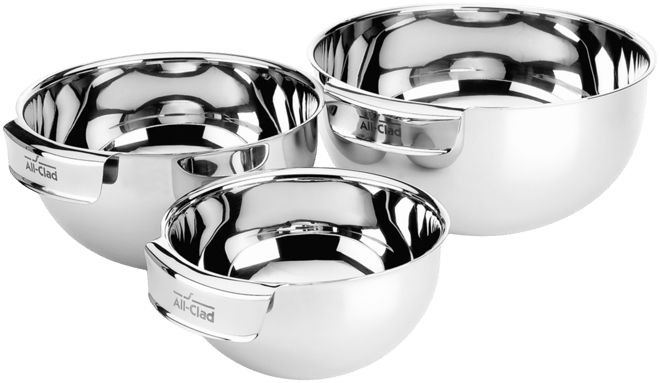Stainless Steel 3 Piece Mixing Bowl Set