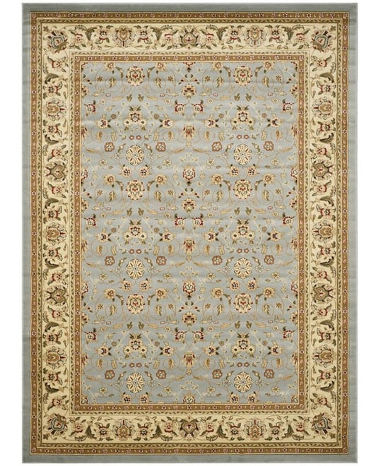 Lyndhurst LNH312 Light Blue and Ivory 8' x 10' Area Rug