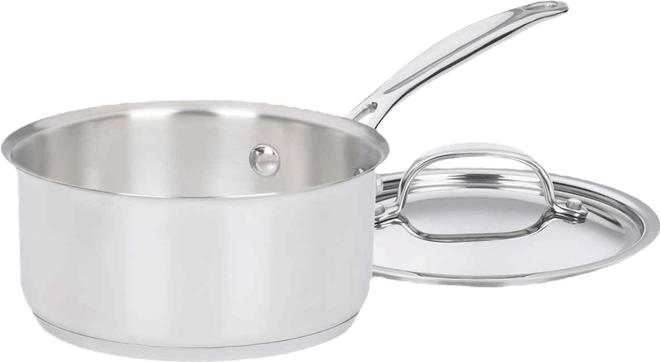 Chef's Classic Stainless Steel 1-Qt. Covered Saucepan