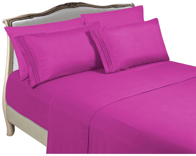 Luxury Soft Solid 4-Pc. Sheet Set, California King