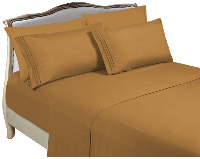 Luxury Soft Solid 4-Pc. Sheet Set, California King