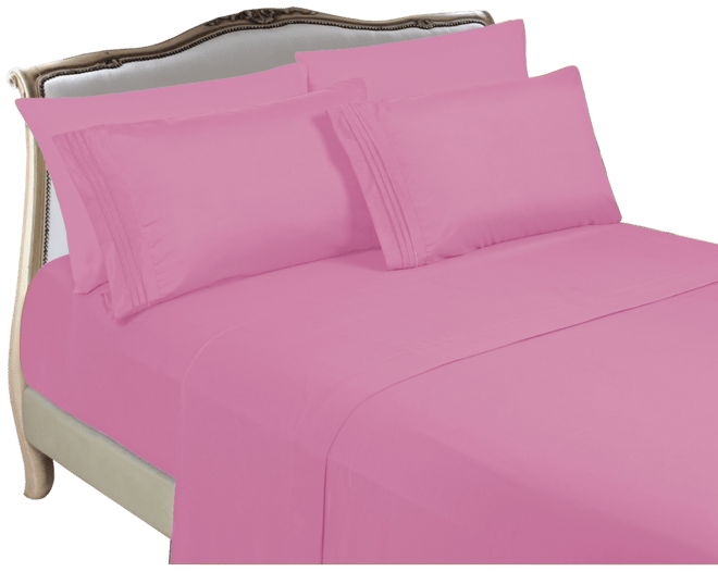 Luxury Soft Solid 4-Pc. Sheet Set, California King