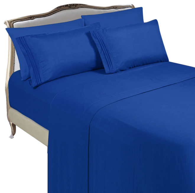 Luxury Soft Solid 4-Pc. Sheet Set, California King