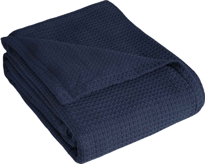 Beatrice Home Grand Hotel Waffle Knit Cotton Blanket, King