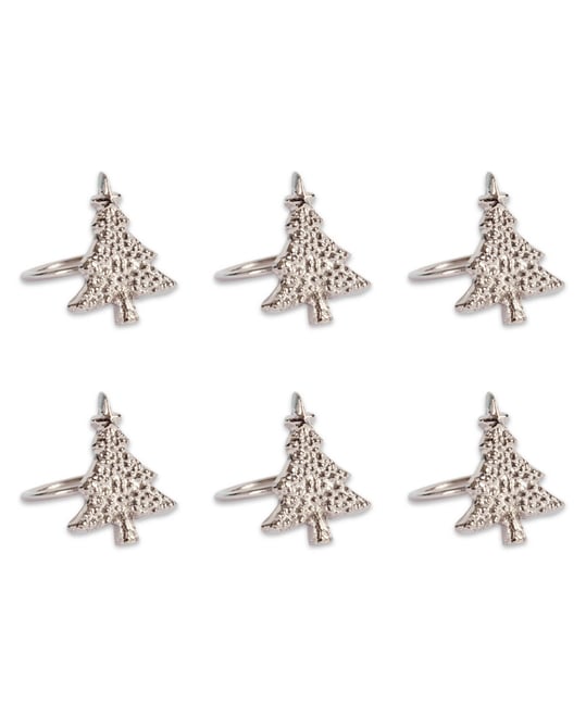 Christmas Tree Napkin Ring, Set of 6