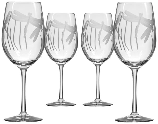 Dragonfly White Wine Glass 12oz