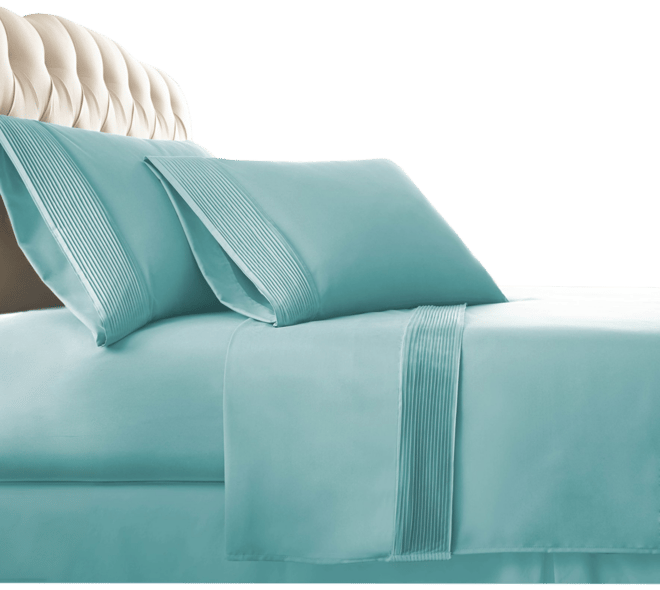 Classy Pleated 21" Extra deep, Pocket Sheet Set, California King