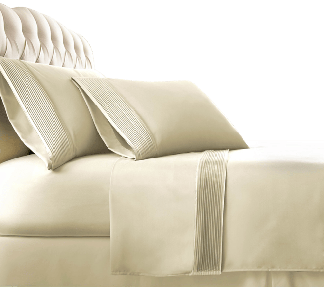 Classy Pleated 21" Extra deep, Pocket Sheet Set, California King